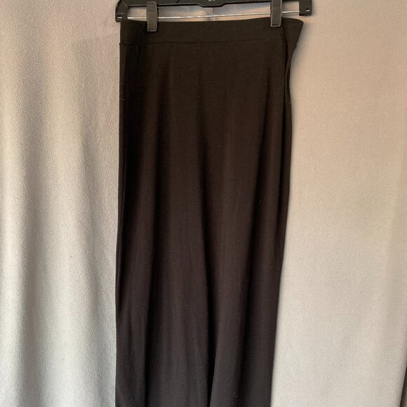 Ambiance Apparel Black Maxi Skirt | Size S | Stretch Knit Lounge Skirt | Soft - Picture 1 of 5